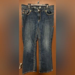 Seven7 Blue Jeans Womens Size 16
Low-Rise  Boot Cut